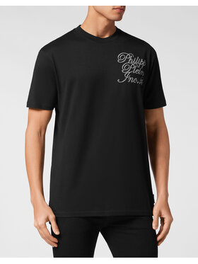 PHILIPP PLEIN PHILIPP PLEIN Tričko 9931 Čierna Regular Fit