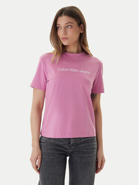 Calvin Klein Jeans Calvin Klein Jeans T-Shirt LV047C912G Ροζ Regular Fit