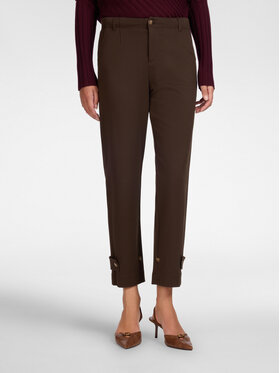 Elena Mirò Elena Mirò Pantaloni di tessuto P804P000579N0H2 Marrone Slim Fit