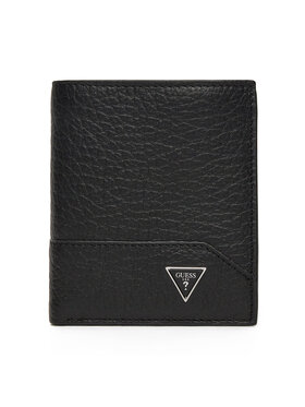 Guess Guess Велике Чоловіче Портмоне SMBAGR LEA22 Чорний