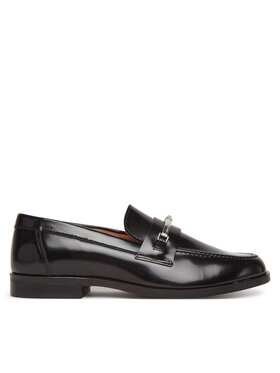 Calvin Klein Calvin Klein Półbuty Moc Loafer W/Ml - Lth HW0HW02342 Czarny