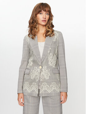 TWINSET TWINSET Švarkas 232TP2635 Pilka Regular Fit