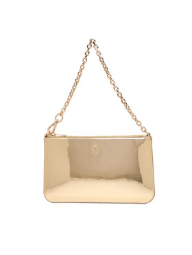 Tommy Hilfiger Tommy Hilfiger Kabelka Th Icon Chain Shoulder Pouch Met AW0AW18219 Zlatá