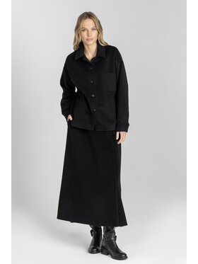 Deni Cler Milano Deni Cler Milano Spódnica maxi W-DC-7060-E5-B3-90-1 Czarny A-Line Fit