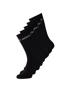 Jack&Jones Jack&Jones Комплект 5 чифта дълги чорапи мъжки 12179475 Черен