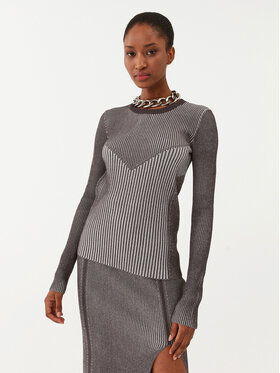 Patrizia Pepe Patrizia Pepe Пуловер 8K0165/K123-J3S6 Сив Slim Fit