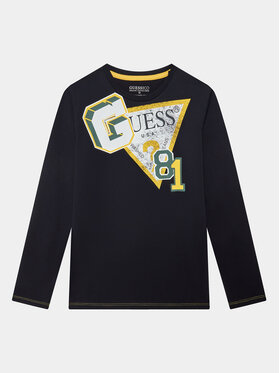 Guess Guess Chemisier L3YI37 K8HM4 Bleu marine Regular Fit