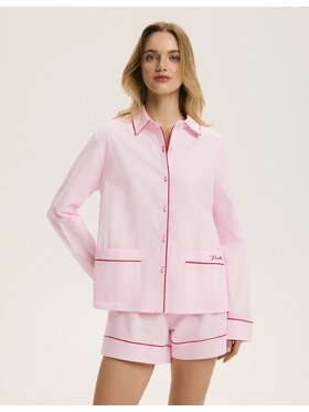 Esotiq Esotiq Piżama 45268 Różowy Regular Fit