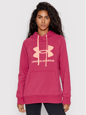 Under Armour Under Armour Суитшърт Ua Rival Fleece Logo 1356318 Бордо Loose Fit