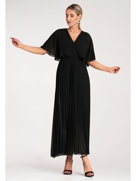 FIGL FIGL Abito da sera M1123 Nero Flared Fit