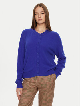 American Vintage American Vintage Kardigan Damsville DAM19EH24 Modrá Loose Fit