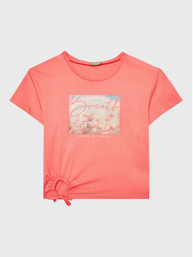 United Colors Of Benetton United Colors Of Benetton T-shirt 3096C10B4 Koraljna Regular Fit