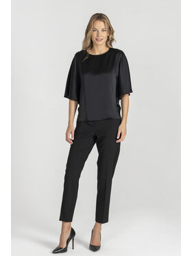Deni Cler Milano Deni Cler Milano Bluzka W-DC-1263-E5-A9-90-1 Czarny Loose Fit