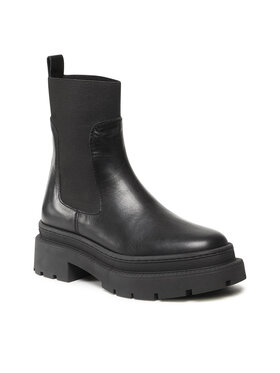 Gino Rossi Gino Rossi Členková obuv s elastickým prvkom 222FW104 Čierna