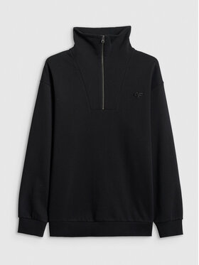 4F 4F Mikina SPORT STORIES 25/26 Čierna Regular Fit