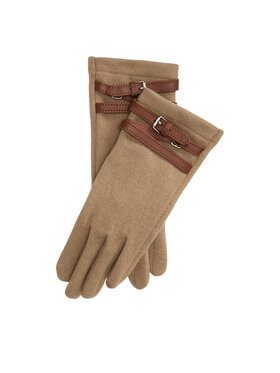 LAUREN RALPH LAUREN LAUREN RALPH LAUREN Жіночі рукавички 454P23589002 Темно-бежевий