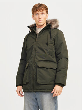 Jack&Jones Jack&Jones Parka Construct 12258406 Zelená Regular Fit