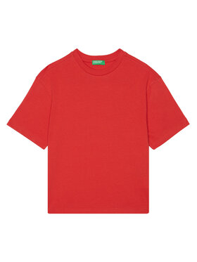 United Colors Of Benetton United Colors Of Benetton T-shirt 3I1XC10O4 Crvena Regular Fit