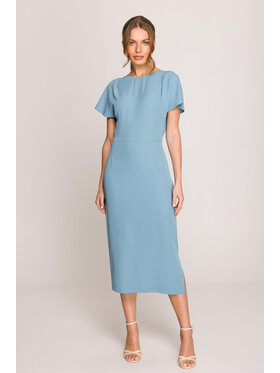 Stylove Stylove Večerní šaty S398 Modrá Premium Fit
