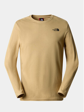 The North Face The North Face T-krekls M L/S Red Box Tee - EuNF0A493LLK51 Bēšs Regular Fit