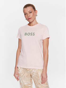 Boss Boss T-Shirt 50468356 Różowy Regular Fit