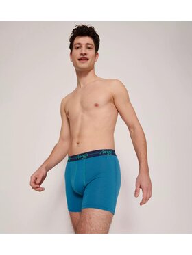 Triumph Triumph Szorty materiałowe sloggi men Start Short C2P box Niebieski Slim Fit