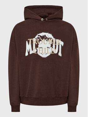 Mindout Mindout Jopa Unisex Trouble Child Rjava Oversize