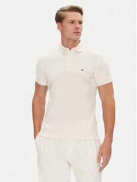 Tommy Hilfiger Tommy Hilfiger Polokošeľa 1985 MW0MW17771 Béžová Slim Fit