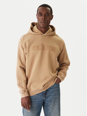 adidas adidas Bluză JY2791 Bej Loose Fit