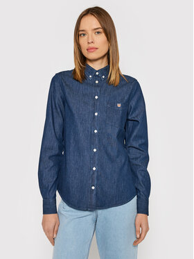 Gant Gant Koszula jeansowa D1 4311206 Granatowy Regular Fit