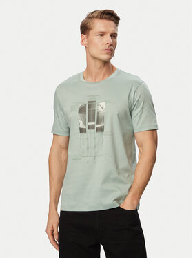 BOSS BOSS T-krekls PS Spirit70 Grx 50559811 Zaļš Regular Fit