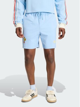 adidas adidas Szorty sportowe 163113 Niebieski jasny Regular Fit