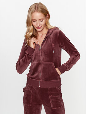 Juicy Couture Juicy Couture Pulóver Robertson JCAP176 Bordó Regular Fit