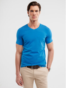 BIG STAR BIG STAR Koszula IRTOS Niebieski Slim Fit