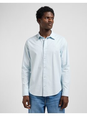 Lee Lee Koszula Patch Shirt Niebieski Regular Fit