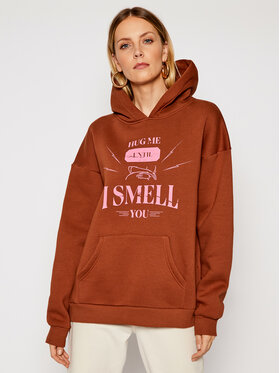 Local Heroes Local Heroes Bluza Hug Me SS21S0042 Brązowy Oversize
