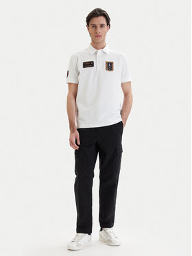 Aeronautica Militare Aeronautica Militare Polo majica 261PO1927UP00191 Bela Regular Fit