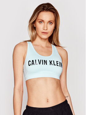 Calvin Klein Performance Calvin Klein Performance Biustonosz top Medium Support 00GWF0K157 Niebieski