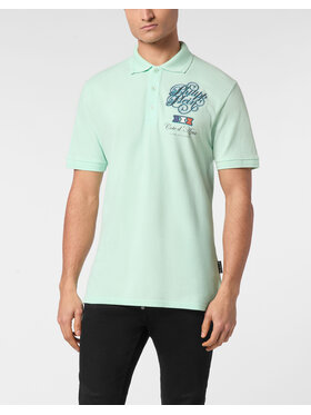PHILIPP PLEIN PHILIPP PLEIN Polokošeľa 24915 Zelená Slim Fit