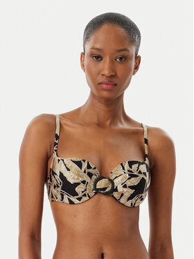 Selmark Selmark Bikini partea de sus BO317 Negru