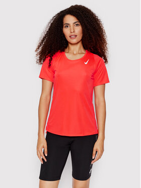 Nike Nike T-shirt technique Race DD5927 Rouge Slim Fit