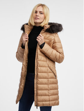 Orsay Orsay Kurtka zimowa 810082085000__34 Brązowy Regular Fit