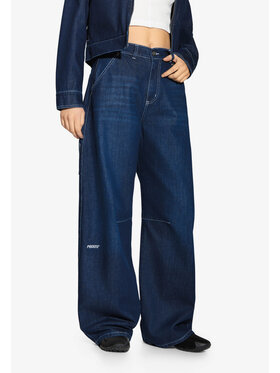 PROSTO. PROSTO. Jeansy Work Granatowy Loose Fit