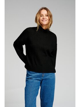 TeeShoppen TeeShoppen Polo 'Oversized Collection' Czarny Oversize
