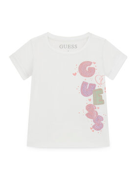 Guess Guess T-Shirt K6GI05 K6YW4 Biały Regular Fit