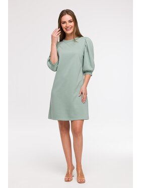 BeWear BeWear Letné šaty B291 Zelená Comfortable Fit