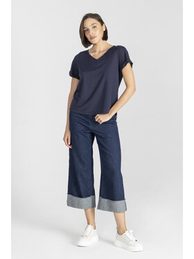 Deni Cler Milano Deni Cler Milano Jeansy T-DC-5230-E2-10-58-1 Granatowy Loose Leg