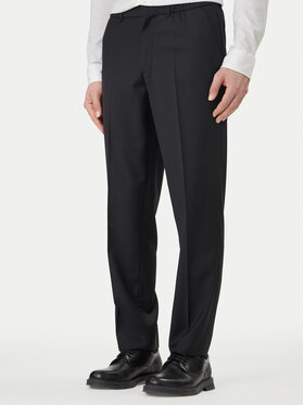 Calvin Klein Calvin Klein Kalhoty z materiálu LV04LF623G Černá Tapered Fit