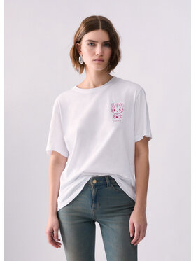 Liu Jo Liu Jo T-shirt WF6247JS923L9361 Bianco Regular Fit