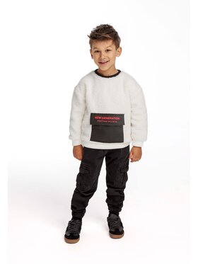 MINOTI MINOTI Bluza fenway 1 Biały Regular Fit